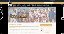 Desktop Screenshot of ndbaseball.com